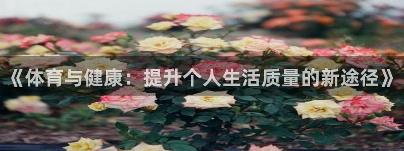 必发官方平台体育：《体育与健康：提升个人生活质量的新途径》